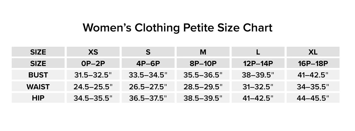 Women's Clothes and Shoes Size Guide