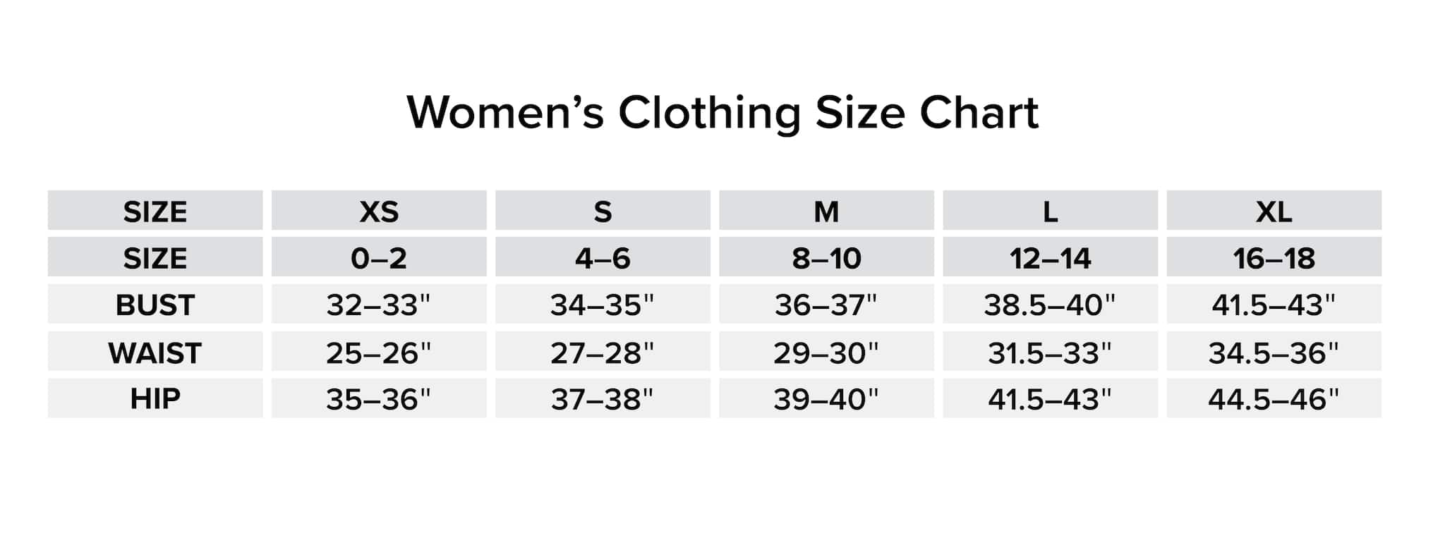 BF Size Charts & Size Guides -Shopify Size Chart App