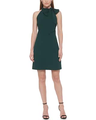 Vince Camuto Bow-Neck Dress