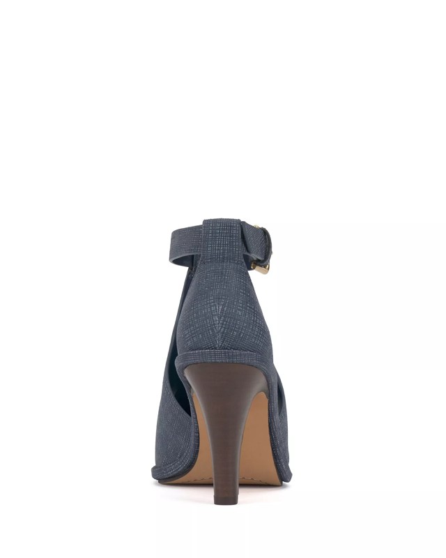 Vince Camuto Womens Frasper Black Comfort Ankle strap D'Orsay