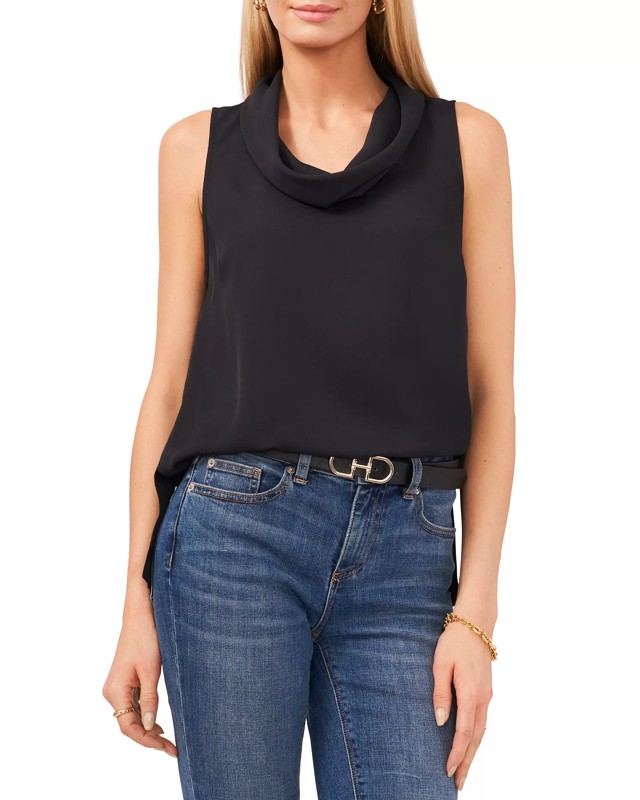 Vince Camuto Sleeveless Cowl-Neck Top