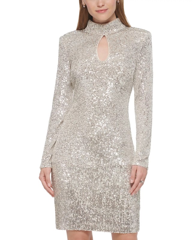 Vince Camuto Sequined Cocktail Dress