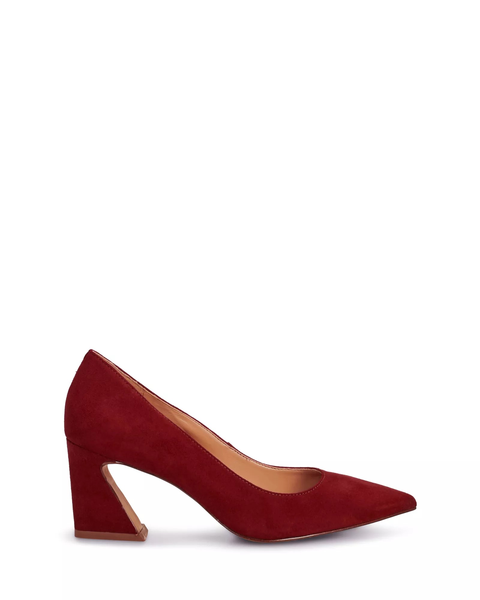Women's Vince Camuto Hailenda Pumps Size 6 Red Currant Suede