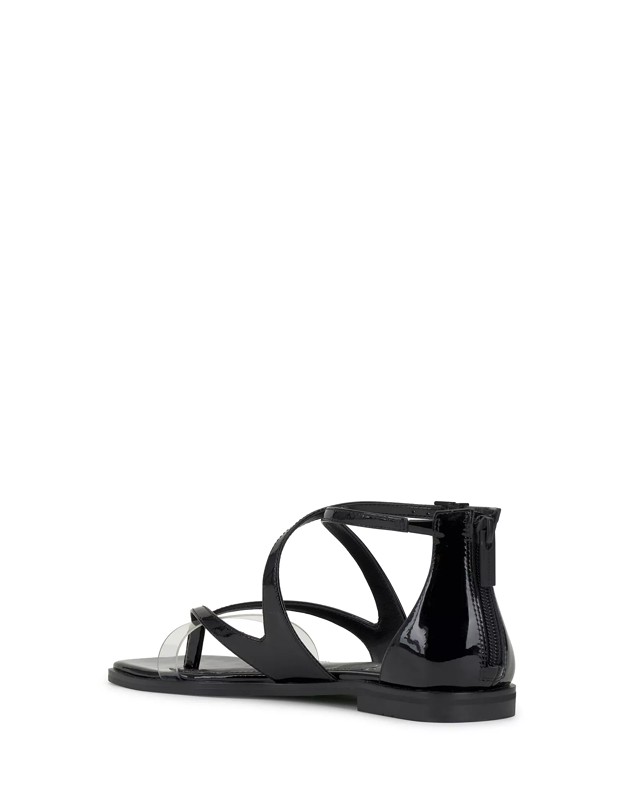 Vince Camuto Women's Cooliann Studded Trim Sandals - Black - Size 5.5