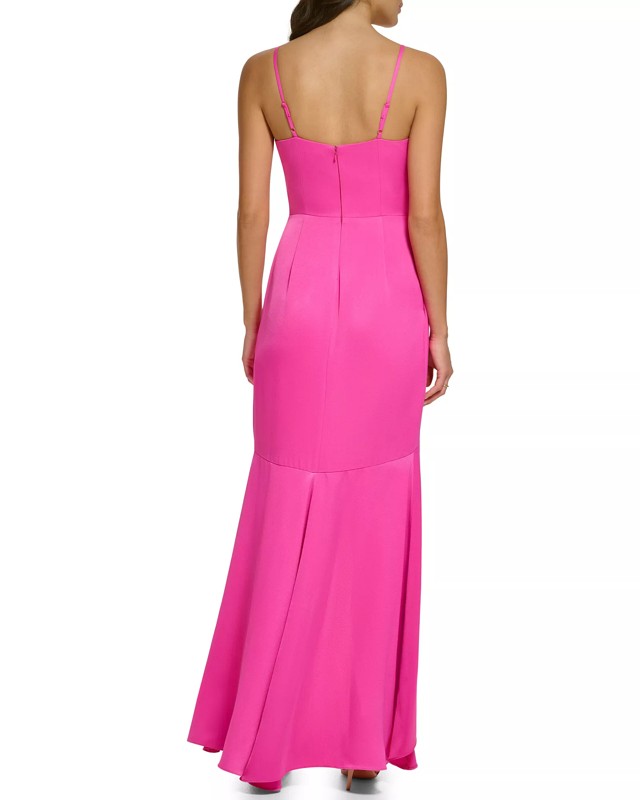 Vince Camuto Ruffled Asymmetrical Gown