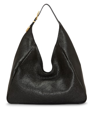 BLACK LEATHER HOBO bag, Black Handbag for Women, Black Handbag for
