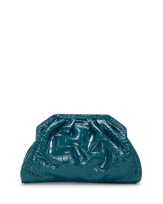 Vince Camuto Women's Baklo Croc Embossed Leather Clutch