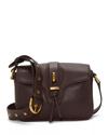 Authentic Vintage Mulberry Crossbody Bag Black Brown Pebbled Leather Purse