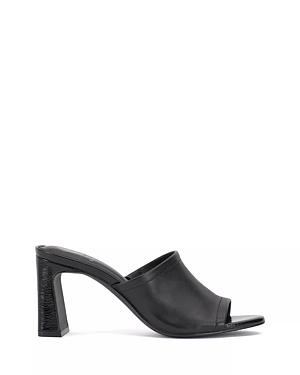 Imagine Vince Camuto Women's Valora Heeled Sandal, Black/Anthracite, 6.5  Medium US 